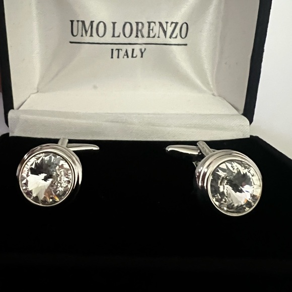 UMO Lorenzo ITALY Silver Cufflinks - Picture 3 of 5